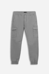 PANTALONE CARGO BASIC GRIGIO MEDIO